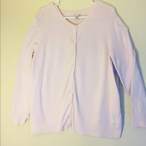 Croft & Barrow Blush Pink cardigan